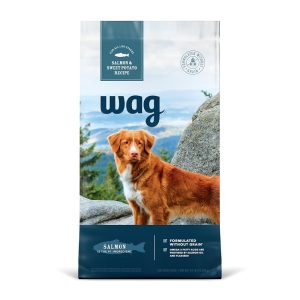 Amazon Model – Wag Grain-Free Dry Canine Meals with Salmon & Candy Potato, 24 lb Bag