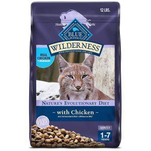 Blue Buffalo Wilderness Grain-Free Excessive-Protein Grownup Dry Cat Meals, Hen Taste, 12-lb Bag – Promotes Wholesome Muscle Improvement and Immune System Assist