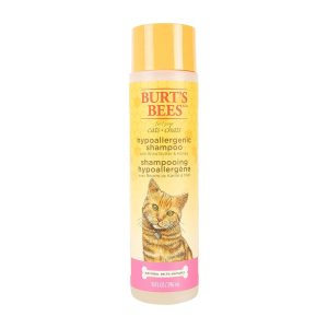 Burt’s Bees Hypoallergenic Cat Shampoo with Shea Butter & Honey – Moisturizing Components for Cats with Delicate Pores and skin, 10 Fl Oz