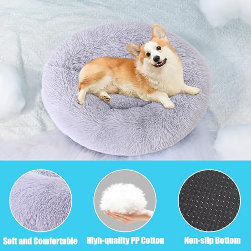 HYQ Plush Small Canine Mattress - Cozy Pet Mattress for Small Canines and Indoor Cats, Smooth Fake Fur, Washable Pet Mattress with Non-Slip Base, Very best for Small Breeds