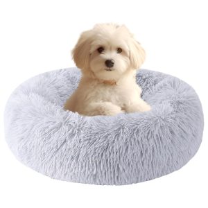 HYQ Plush Small Canine Mattress – Cozy Pet Mattress for Small Canines and Indoor Cats, Smooth Fake Fur, Washable Pet Mattress with Non-Slip Base, Very best for Small Breeds