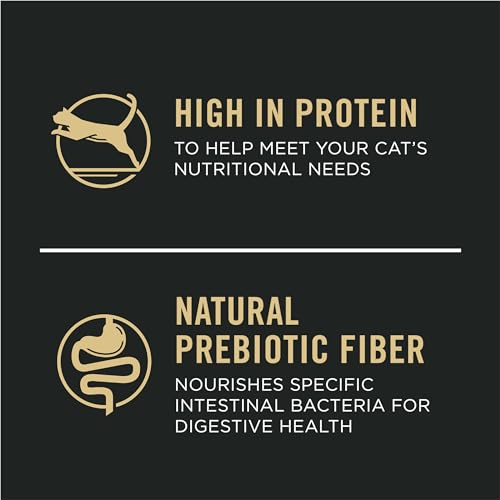 Purina Professional Plan Excessive Protein Cat Meals with Probiotics, Hen and Rice Recipe - 16 lb Bag