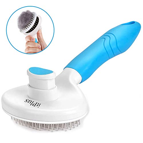 Self-Cleansing Slicker Brush for Cats and Canine – Mild Grooming Instrument for Eradicating Free Undercoat, Mats, and Tangled Hair with Therapeutic massage Characteristic